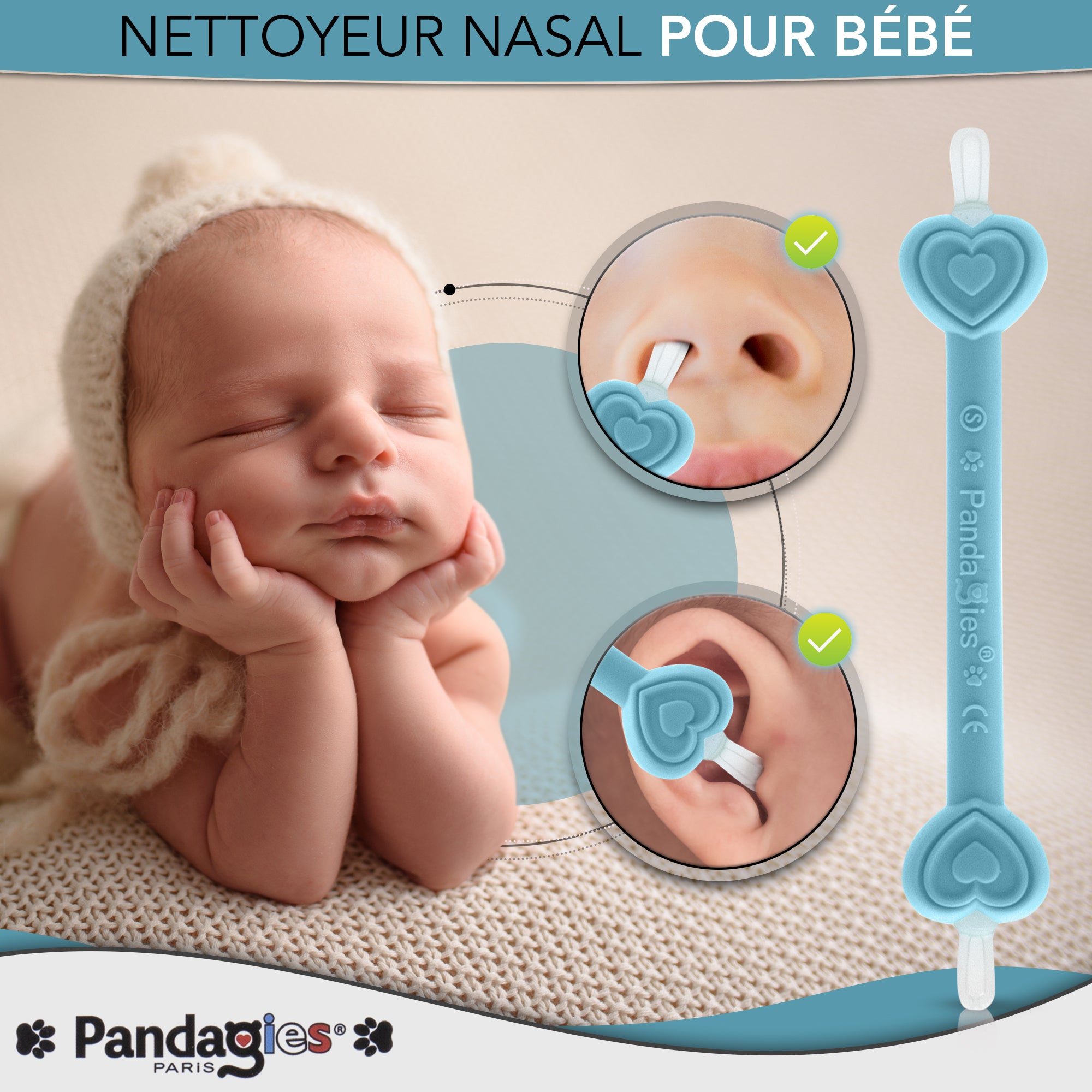 Cure nez et Oreilles bébé INNOVATION FRANCAISE – PandagiesParis